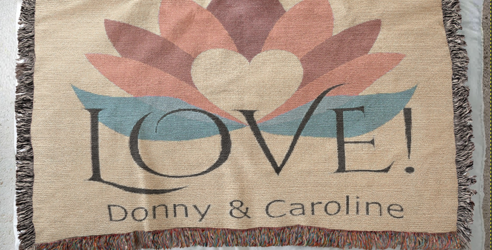 "Blanket of Love!" Custom Made & Finely Woven in the USA! photo review